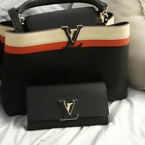 Louis Vuitton purse and wallet set